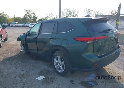 2023 Toyota Highlander L from USA, damaged, VIN 5TDKDRAH7PS501528